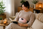 Ceinture Chauffante Menstruelle Rechargeable – Chaleur & Massage Apaisants Lunacomfort