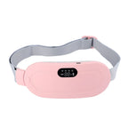 Ceinture de massage électrique vibrante et chauffante pour les crampes menstruelles, pour le bas du dos, le ventre et l'abdomen, ceinture chauffante utérine Lunacomfort
