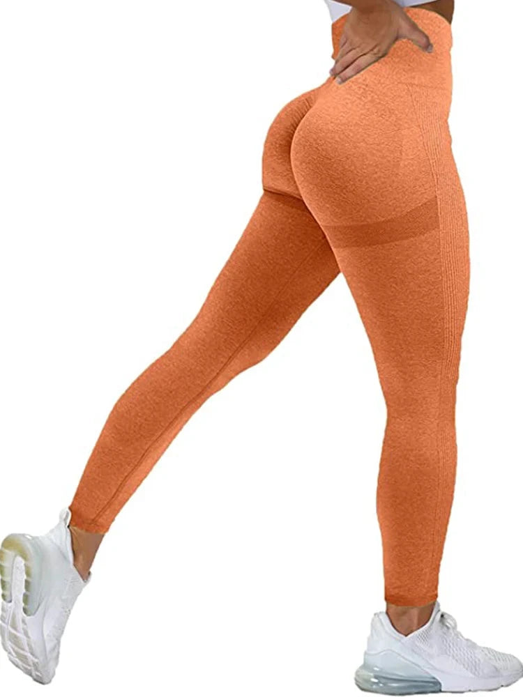 Legging de Gymnastique & Fitness Sans Couture | Taille Haute, Sexy et Respirant Lunacomfort