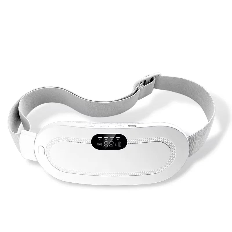 Ceinture de massage électrique vibrante et chauffante pour les crampes menstruelles, pour le bas du dos, le ventre et l'abdomen, ceinture chauffante utérine Lunacomfort