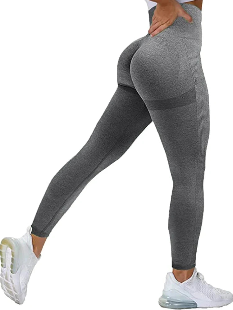 Legging de Gymnastique & Fitness Sans Couture | Taille Haute, Sexy et Respirant Lunacomfort