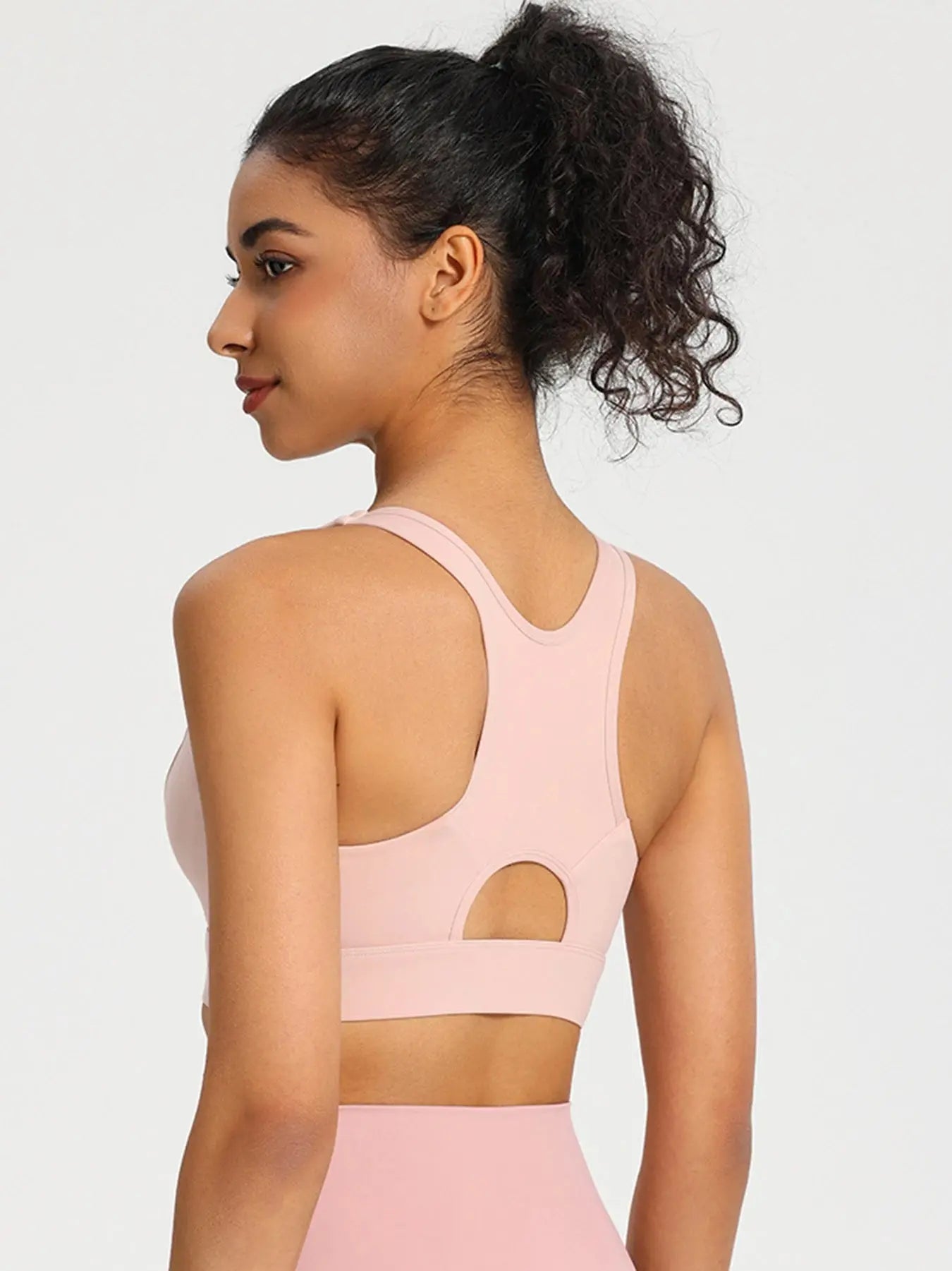 Soutien-Gorge Sport à Zip Frontal Femme | Fort Maintien, Bonnets Fixes Push-Up Lunacomfort