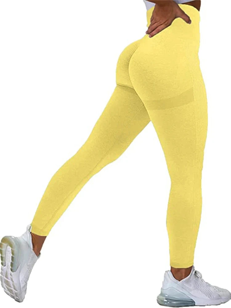 Legging de Gymnastique & Fitness Sans Couture | Taille Haute, Sexy et Respirant Lunacomfort